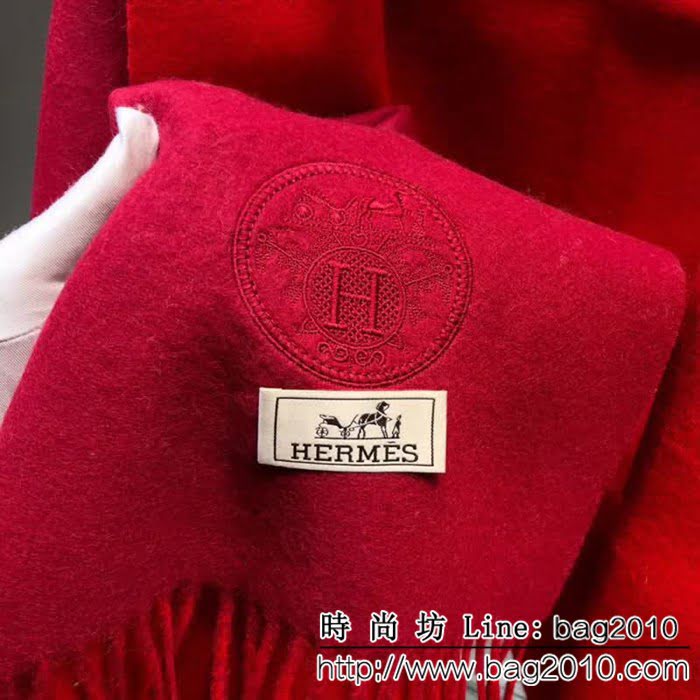 HERMES愛馬仕經典款羊絨圍巾 圍巾披肩兩用 LLWJ7788
